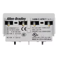 Bloco De Contato Auxiliar Allen Bradley 140m-c-afa11 C/nf