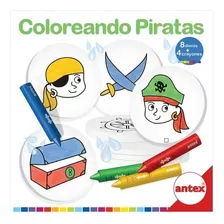 Coloreando Piratas Discos Para Pintar En El Agua Antex 1441