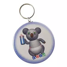 Llaveros Para Niño - Funny Koala Baby Two-side Keychain + Ma