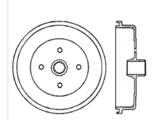 Tambor De Freno Volkswagen Super Beetle 1971-1979 Aimco Foto 2