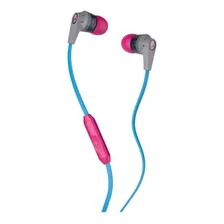 Audífonos In-ear Gamer Skullcandy Ink'd 2 Gray Y Cyan