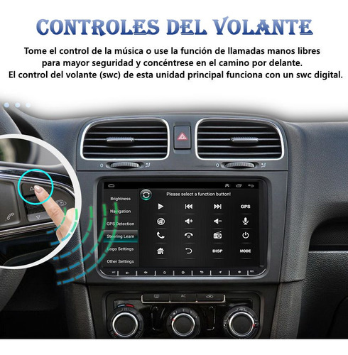 Estereo Pantalla Android Carplay 8+128g Para Vw Touareg T5 Foto 4