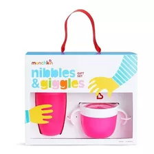 Set De Comedor Nibbles Rosado Munchkin Color Rosa Rosa