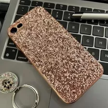 Funda Glitter Strass Tpu Para iPhone 6 6s 7 8 Plus Se 2020