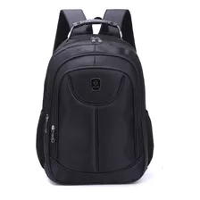 Mochila Gosuper Executiva Impermeável Notebook Masculina Cor Preto Desenho Do Tecido Lisa