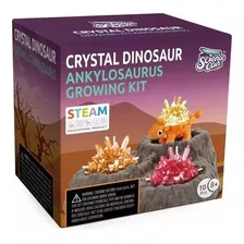 Juego Ciencia Dino Anquilosaurio Crecen Cultivos Cristales 