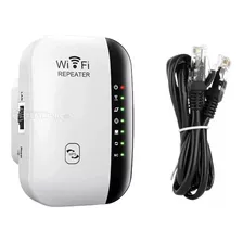 Repetidor Sinal Wi-fi Roteador Amplificador 300mbps Sem Fio Cor Branco