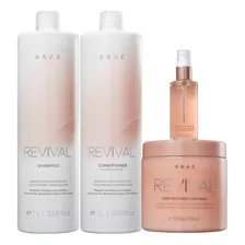 Braé Revival Kit Resgate Shampoo + Cond + Máscara + Óleo