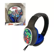 Audifono Infantil Avengers Alambrico Color Multicolor