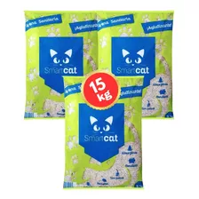 15 Kg Smart Cat Arena Aglutinante Para Gato 3 X 5 Kg