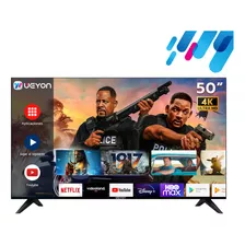 Smart Tv Pantalla 50 Pulgadas Weyon Android Tv Led 4k Uhd Hdr Bluetooth 50wdsnmx 127v