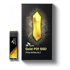 Sk Hynix Gold P31 2tb Pcie Nvme Gen3 M.2 2280 Interno Ssd Cor Preto