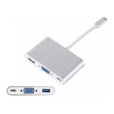 Cable Adaptador Hub Usb C A Usb 3.0 Vga Usb C Apple Macbook