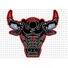 Bulls Con Nike Logo Ponchado/diseño Para Bordar