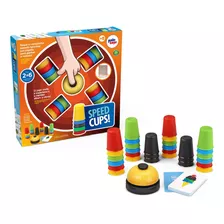 Jogo Speed Cups Copinhos Coloridos Cartas Cores Brinquedo Nf