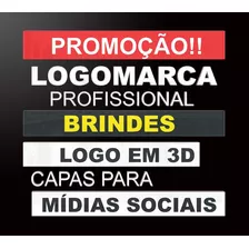 Logomarca Profissional Com Logo Em 3d De Brinde! Promoção! 