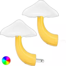 Títeres - 2 Pieces Led Mushroom Night Lamp Plug In Lamp Mush