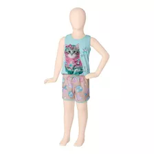 Pijama Infantil Meninas Regata Tam. 4 Ao 8 Malwee Ref. 73495