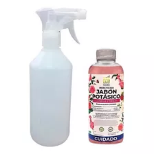 Pulverizador Rociador 1lt Con Ecomambo Jabón Potásico 500ml