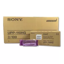 Papel Sony Upp-110 Hg. Para Video Printer. Caja De 10 Rollos