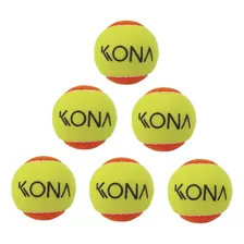 Kit 6 Bolas Beach Tennis Bolinha Kona Profissional