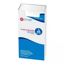 Dynarex Surgical Gasa Esponja Estéril, 20 Count