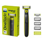 Barbeador E Aparador Elétrico Philips Oneblade Para Rosto & Corpo Sem Fio E À Prova D'água - Qp2824/10 Preto