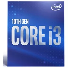 Procesador Gamer Intel Core I3-10100 Bx8070110100 De 4 Núcleos Y 4.3ghz De Frecuencia Con Gráfica Integrada