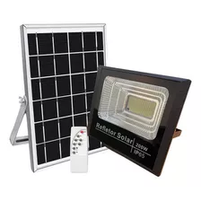 Refletor Holofote Solar 200w Completo Economico Aaatop Cor Da Carcaça Preto Cor Da Luz Branco-frio