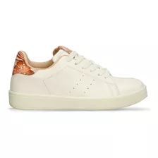 Tenis Casuales Blanco Bata Hortensias Mujer