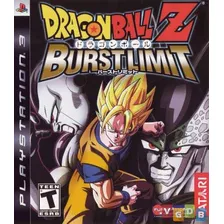 Jogo Ps3 Dragon Ball Z Burst Limit Standard Edition Físico