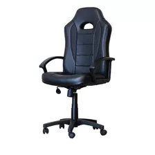 Silla Negra Rookie Especial Gamer Youtube Twitch Giratoria Color Negro Material Del Tapizado Cuero Sintético