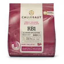 Chocolate Ruby Callebaut Bolsa 400gr.
