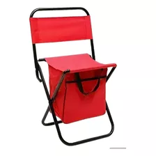 Silla Banquito Banco Plegable Bolso Respaldo Camping Pesca