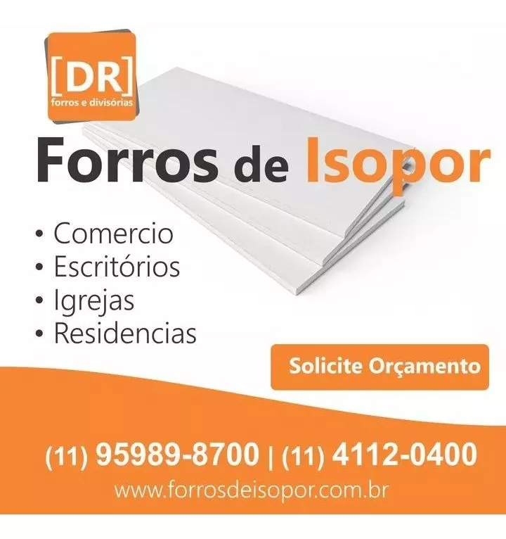 Forro De Isopor Instalado 4112-0400 Ou (11) 95989-8700 Whats