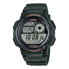 Reloj Casio Sport Ae-1000w Sumergible 5 Alarms Hora Mundial