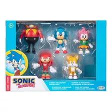 Sonic The Hedgehog Pack 5 Figuras De 6cm 