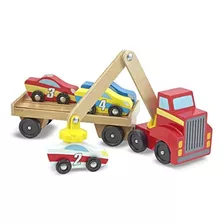 Melissa & Doug Juego De Juguete De Madera Con Cargador Magné