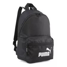 Mochila Puma Core Base Backpack Color Negro Diseño De La Tela Liso