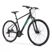 Bicicleta Fuji Traverse 1.7 Urban Hybrid Black Green Color Negro