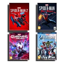 Spider Man 1 E 2 + Marvel Avengers + Guardians Of The Galaxy