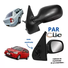 Par Retrovisor Renault Clio 2000 A 2010 2011 2012 C/controle