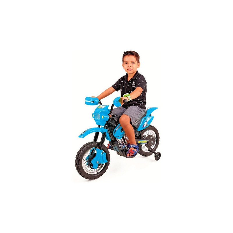 Moto Elétrica Infantil Criança Menino Motocross Homeplay Ver Voltagem Do  Carregador 110v/220v Cor Azul