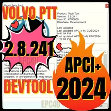 Volvo Tech Tool 2.8 Apci 2024 + Dev2tool