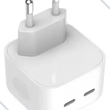 Carregador Tomada Para iPhone 11 12 13 14 Usb C Turbo Duplo