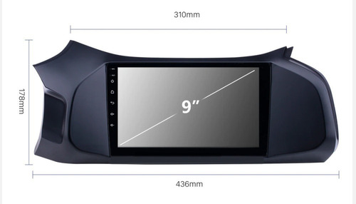 Radio Chevrolet Onix Joy 2+32g Ips Android Auto Carplay Foto 2