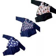 Kit 3 Pijama Blusa Calça Soft Inverno Infantil 1 Ao 4 Menina