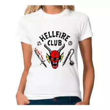 Camisa Hell Fire Club Stranger Things Feminina Masculino 