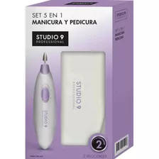 Set De Manicura Y Pedicura Studio 9professional 5 En 1