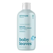 Attitude Gel De Bano Bubble Para Bebe, Verificado Por Ewg, D